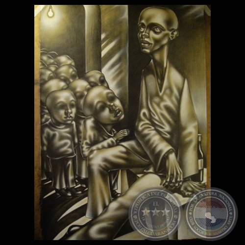 LA VISITA - Obra de FERNANDO JAVIER ACHUCARRO - Año 2009